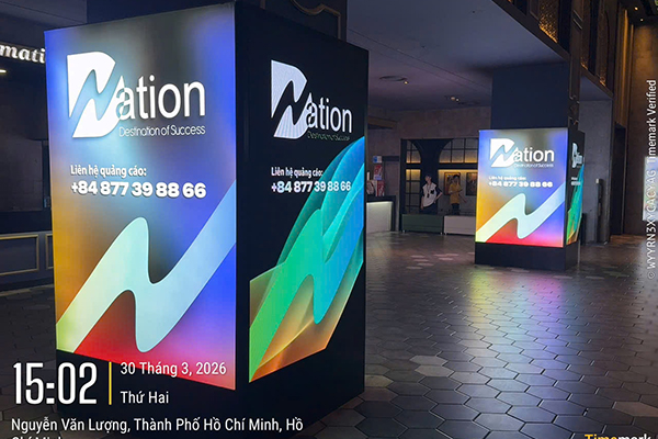 màn hình led trung tâm thương mại